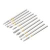 10Pcs Nail Drill Bits Milling Burr Grinder Multi Shape Removal Polishing Manicure Tools