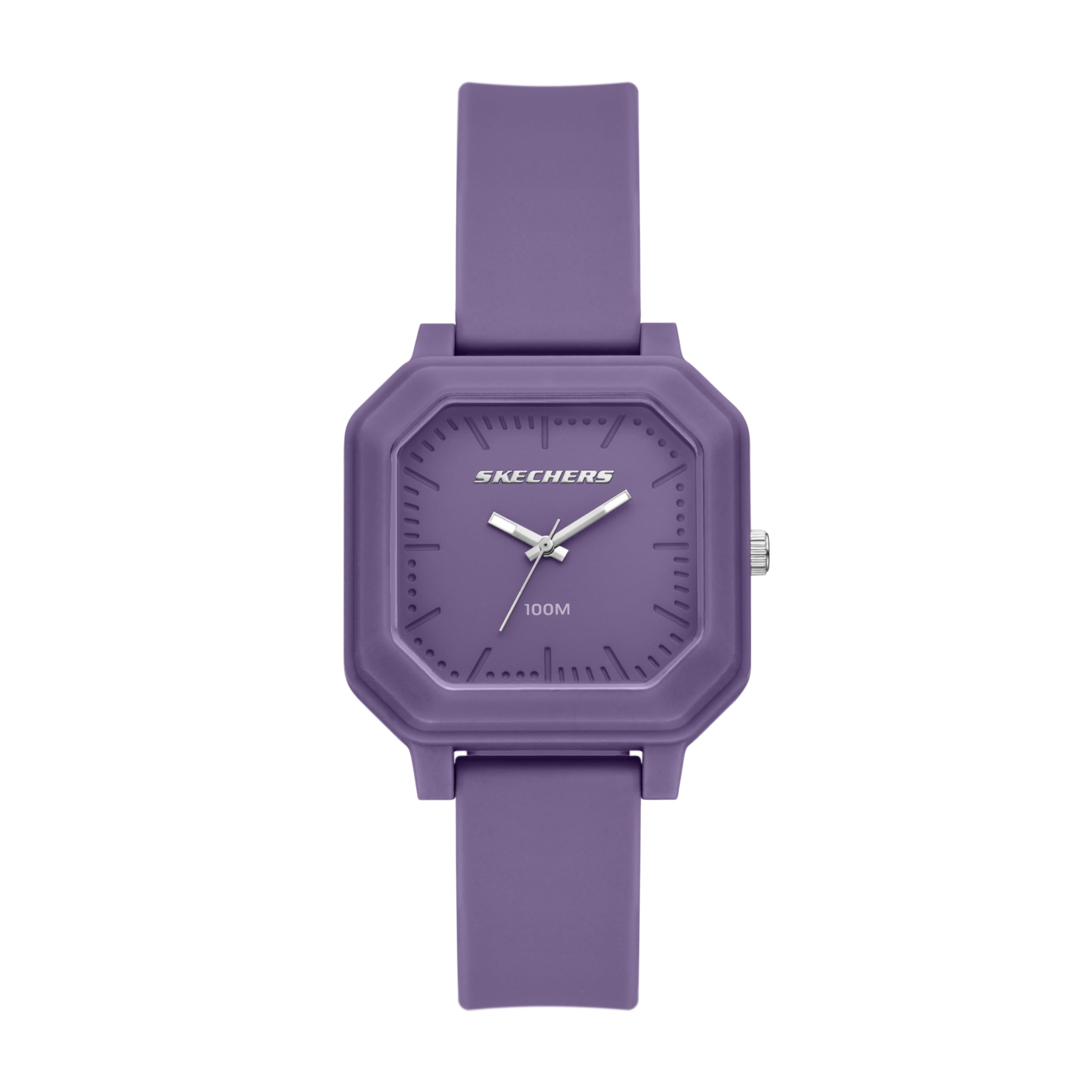 Skechers Analog Silicone Watch SR6380 Women s фиолетовый