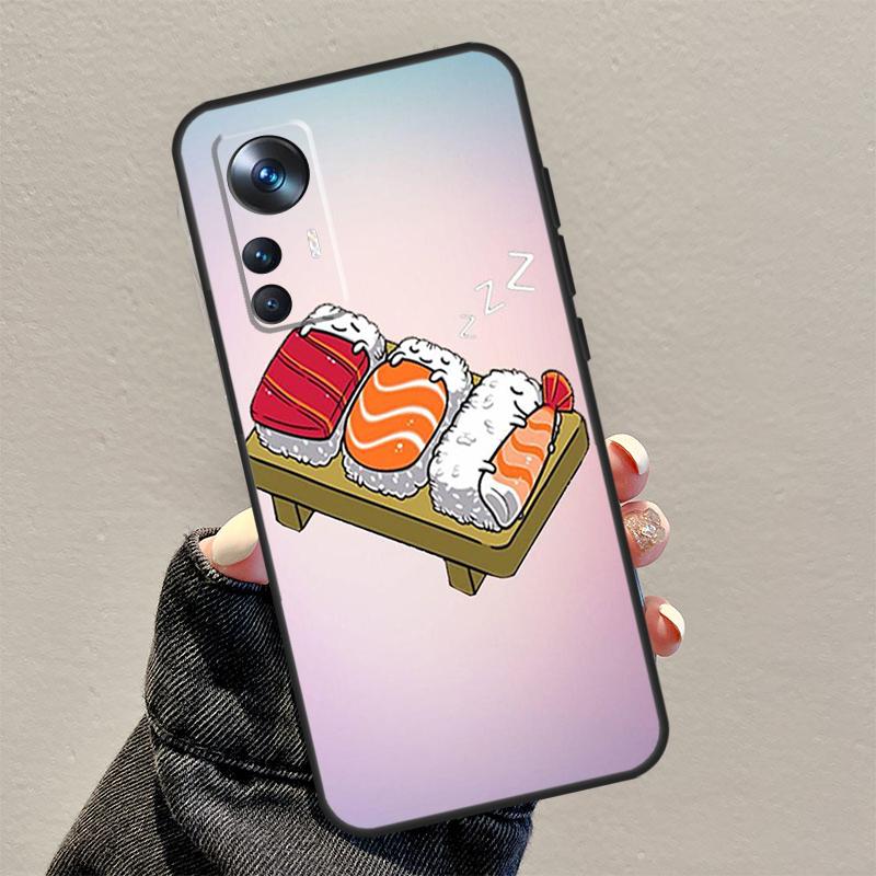 Kawaii Sushi Crowd For Xiaomi 13 12 Lite 11T 12T Pro 12X Phone Case For POCO F5 X3 X5 Pro M6 X4 F4 GT M5s F3