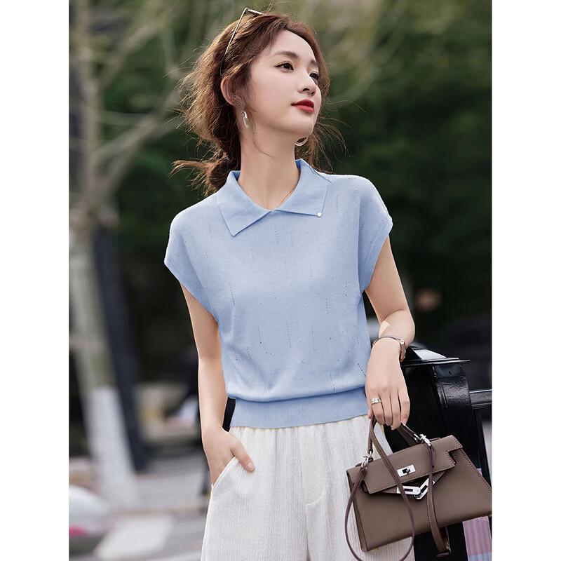 2026 Summer Fashion Slimming Knit Polo Top