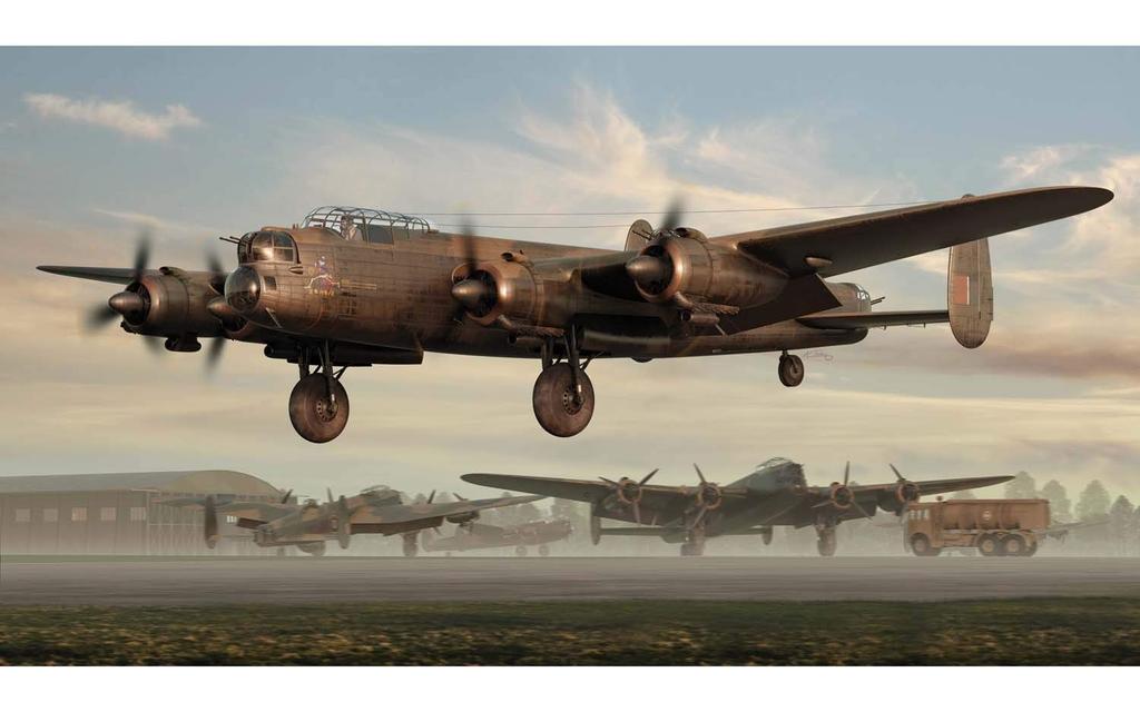 Airfix Royal Air Force Avro Lancaster Plastic Model X8001 1/72 B.2