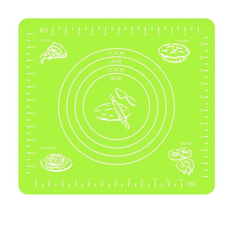 Non-Stick Thickening Rolling Dough Liner Pad, Pastry Cake Bakeware, Paste Flour Table Sheet, Silicone Kitchen Tools