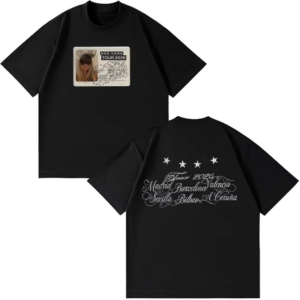 

Singer Bad Gyal Tour Printed Tees Men Women Vintage Fashion T-shirt Summer Short-sleeved Streetwear T-shirts S