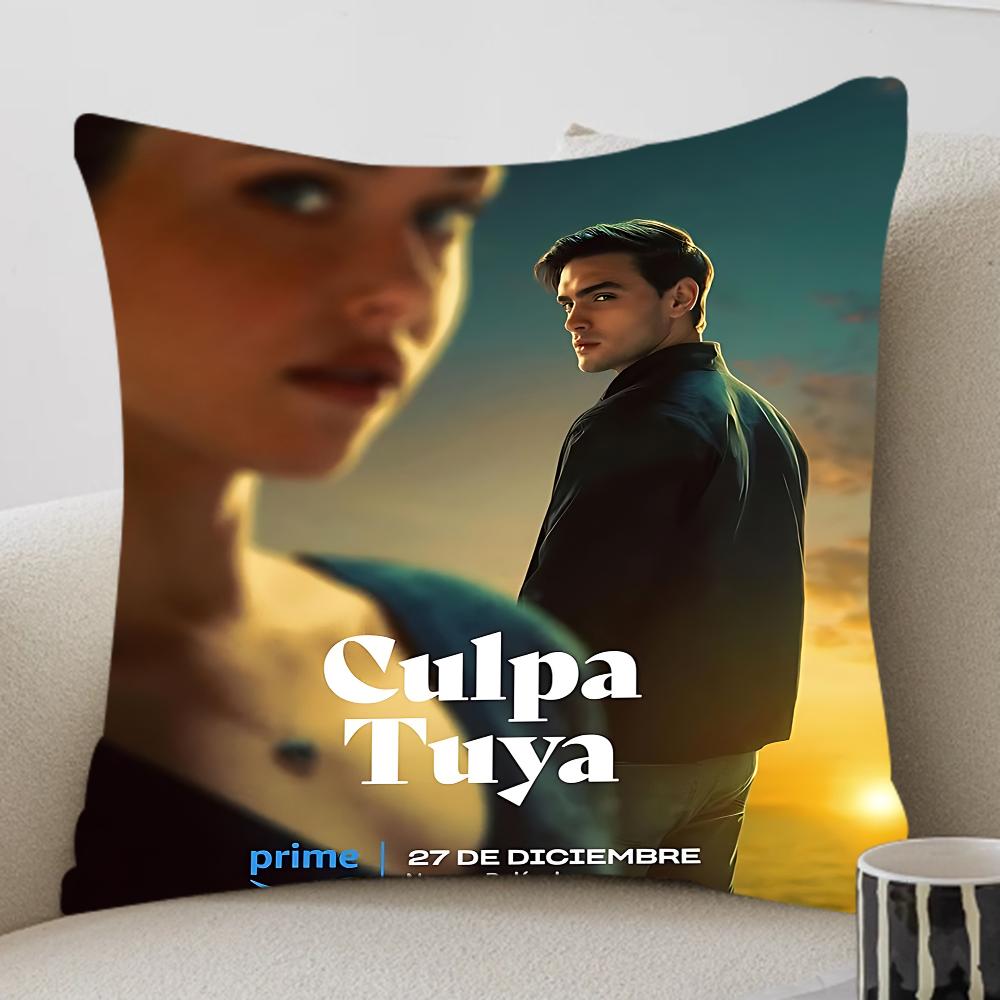 My Fault Culpa Mia Movie Maple Design Cushion Cover Happy Autumn Harvest Decor Holiday Decorati Pillow Cover