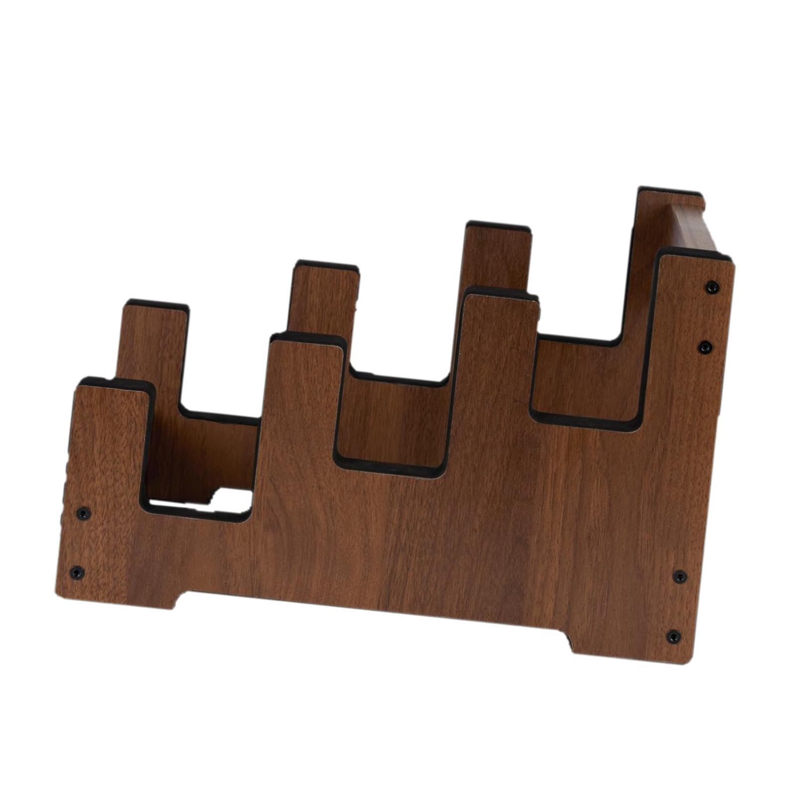 Electric Guitar Stand Guitars Holder for Multiple Guitars Guitar Rack Stand for Ukulele темно-коричневого