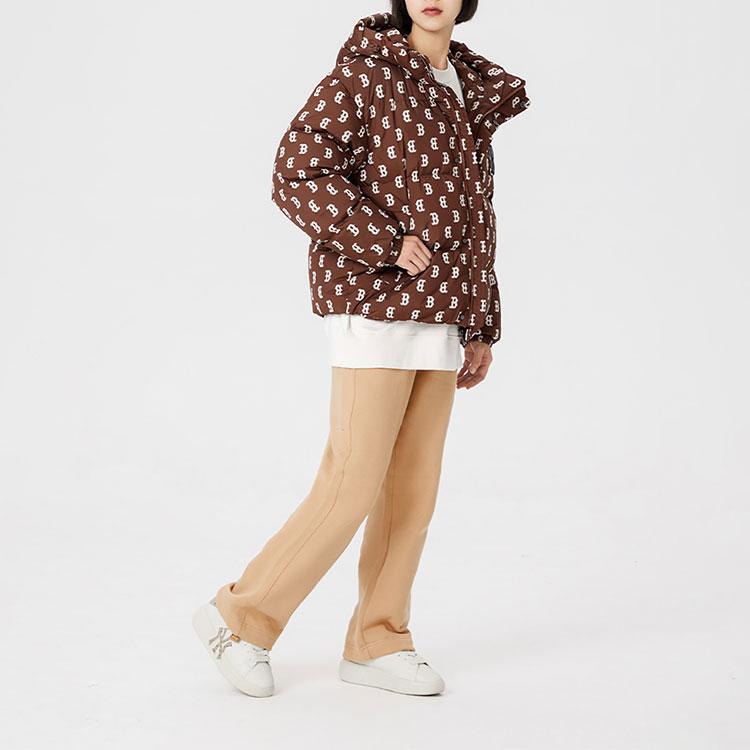 New MLB Down Jacket Unisex Dark Brown 3ADJM0326-43BRD