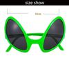 Funny Alien Glasses Party Sunglasses Rainbow Lenses ET Sunglasses Halloween Holiday Prom Party Props Supplies for Adults