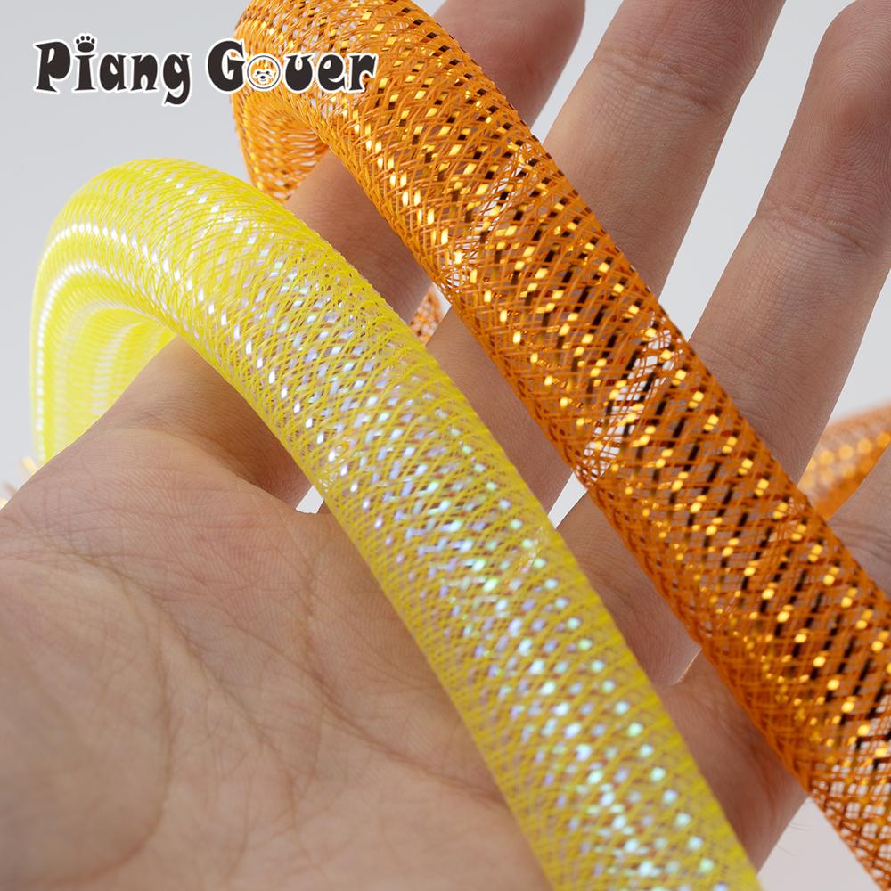 2pcs Feather Teasing Cat Stick Elastic Mesh Tube Cat Toy Rod Kitten Interactive Toys Pet Wand