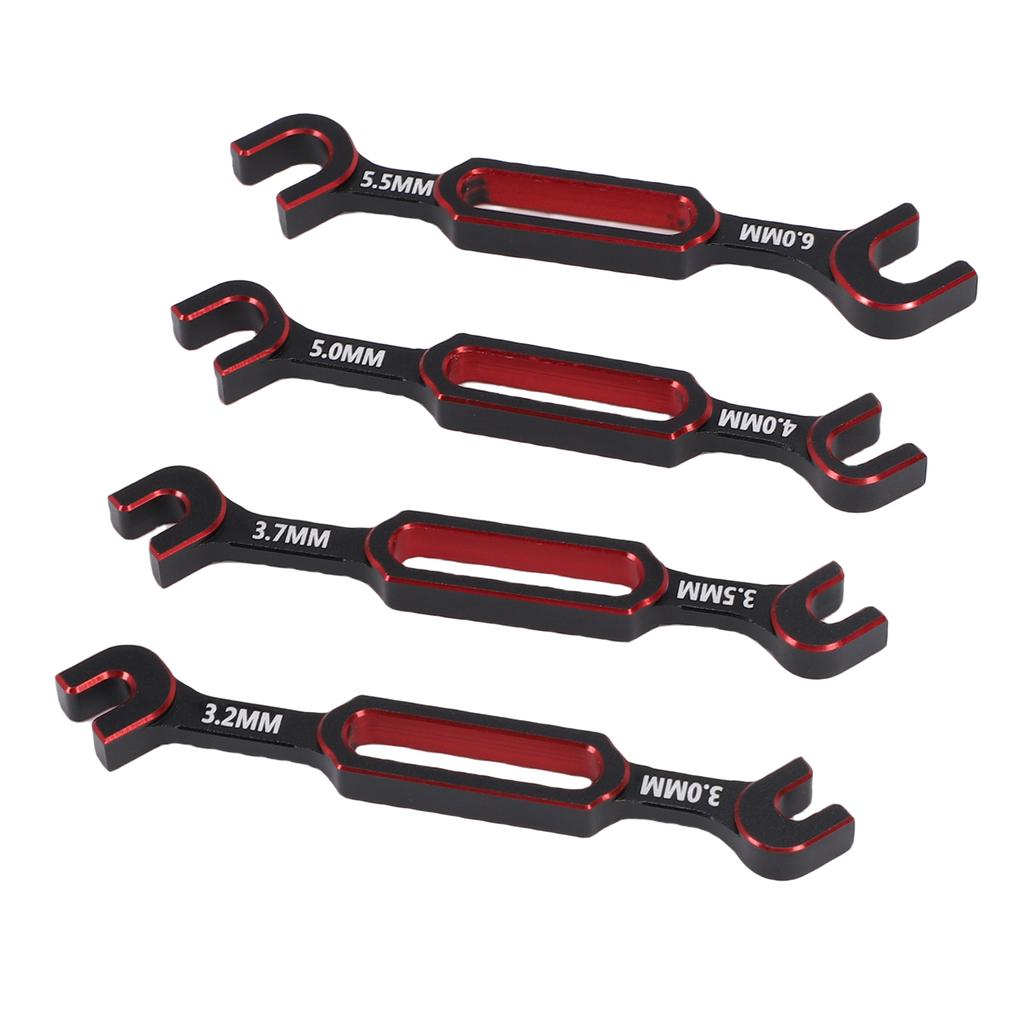 4 Pcs RC Wrench 3.0 3.2 3.5 3.7 4.0 5.0 5.5 6.0mm Turnbuckle Nut   Joint Remover RC   Repair Tool for RC Crawler Car Boat