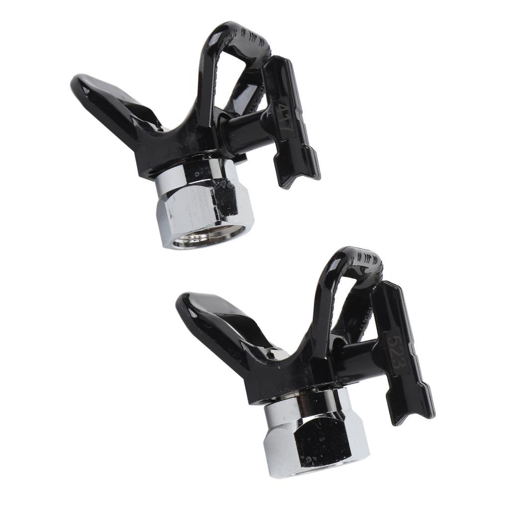 6 Pcs Airless Spray Tip Set Black 211 315 417 517 523 621 Airless Paint Sprayer Nozzles with 2 Tip