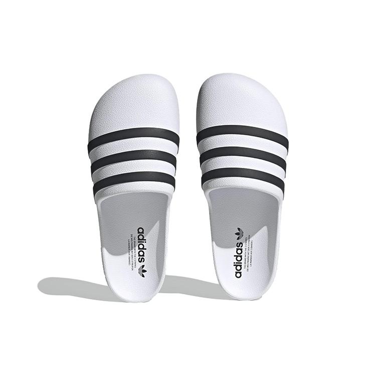 adidas adiFOM Adilette Slide 'White Black' (Unisex) Cloud White / Core Black / Cloud White Slide Slippers HQ7219