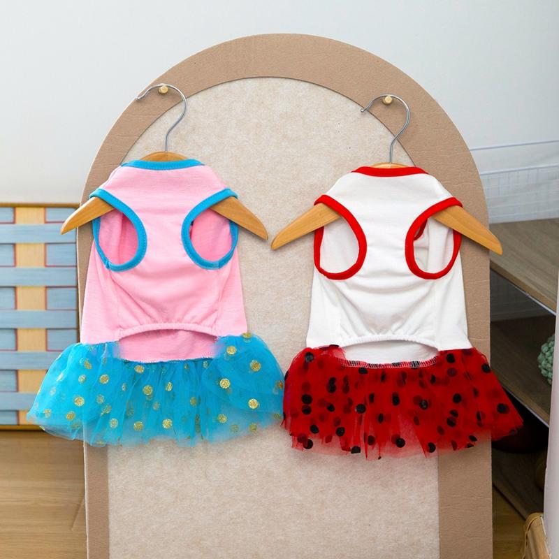 Pet Dog Fruit Printed Tutu Skirt Dress Dog Clothes