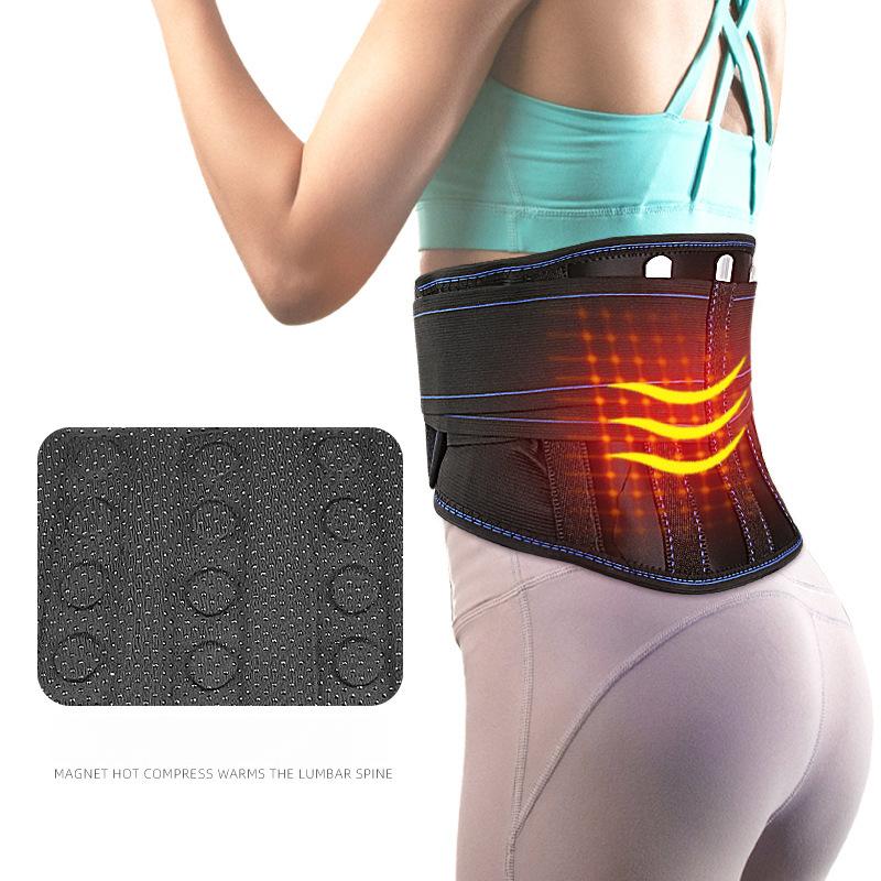 Large Magnet Hot-pressed Waist Protection Anti-C Arc Steel Plate Waist Back Support Stable Strap Pressurized Widened Warm Waist Protection Belt