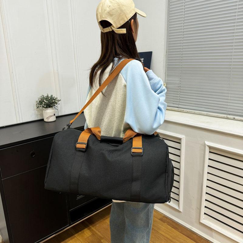 Travel Bag Women's Large Capacity Fitness Bag Men's Dry and Wet Separation Sports Lightweight Hand Luggage Short Boarding
