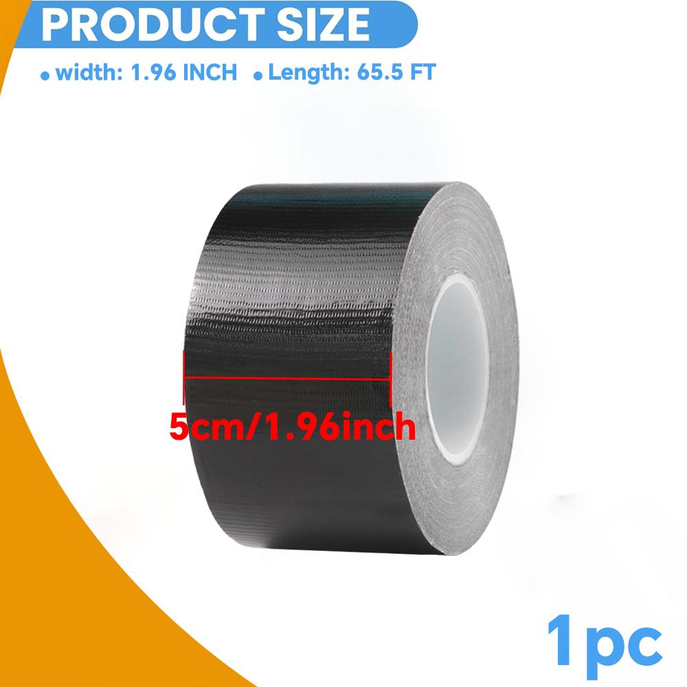 Schwarzes Gewebeband Wasserdicht Schwerlastrohr Einseitig Reißfest Stark Klebend Boden Kanal Zuhause Klebstoff Bündel Fixiert