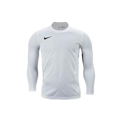 Nike Slim Fit Rundhals Logo Langarm T-Shirt Herren Oberteile Weiß BV6706-100