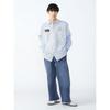 [Beams Heart] Pants GMS Wide Straight Cotton Urake Men's NAVY S