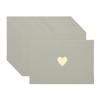 20Pcs/Set Mini Card Envelopes Pearlescent Paper Envelopes Business Greeting Cards Holder with Heart Pattern for Birthday Wedding