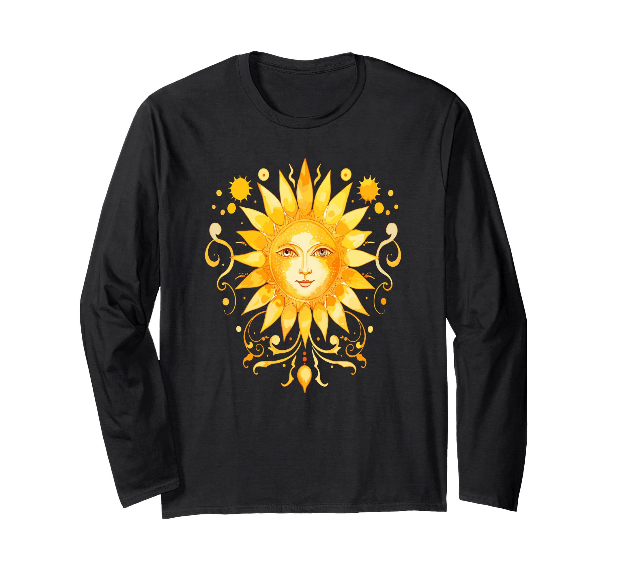 

Футболка с длинным рукавом Sun Sunshine Sun Worshiper Sunbeams Summer