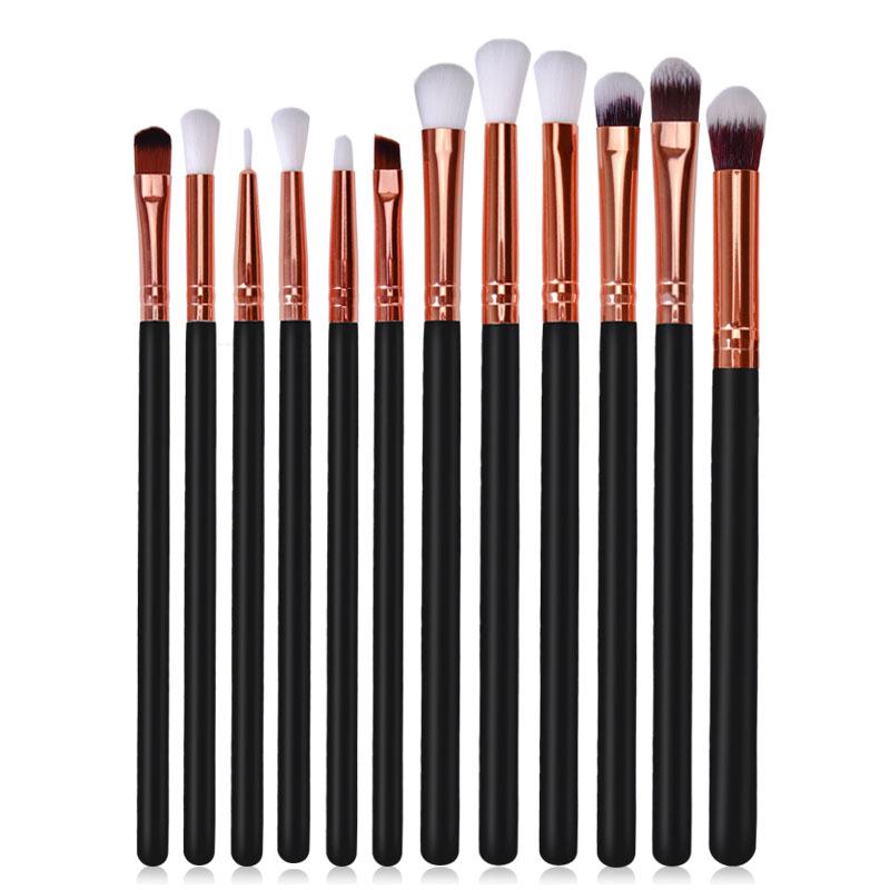 Eyeshadow Brush Set Professional 12pcs Makeup Brushes Eyebrow Eyeliner Lip Brush Make Up Cosmetic Beauty Tools