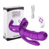 3 IN 1 Licking Sucking Vibrator Erotic 10 Mode Vibrating Anal Vagina Clitoris Stimulator Wearable Oral Tongue Sex Toys for Women