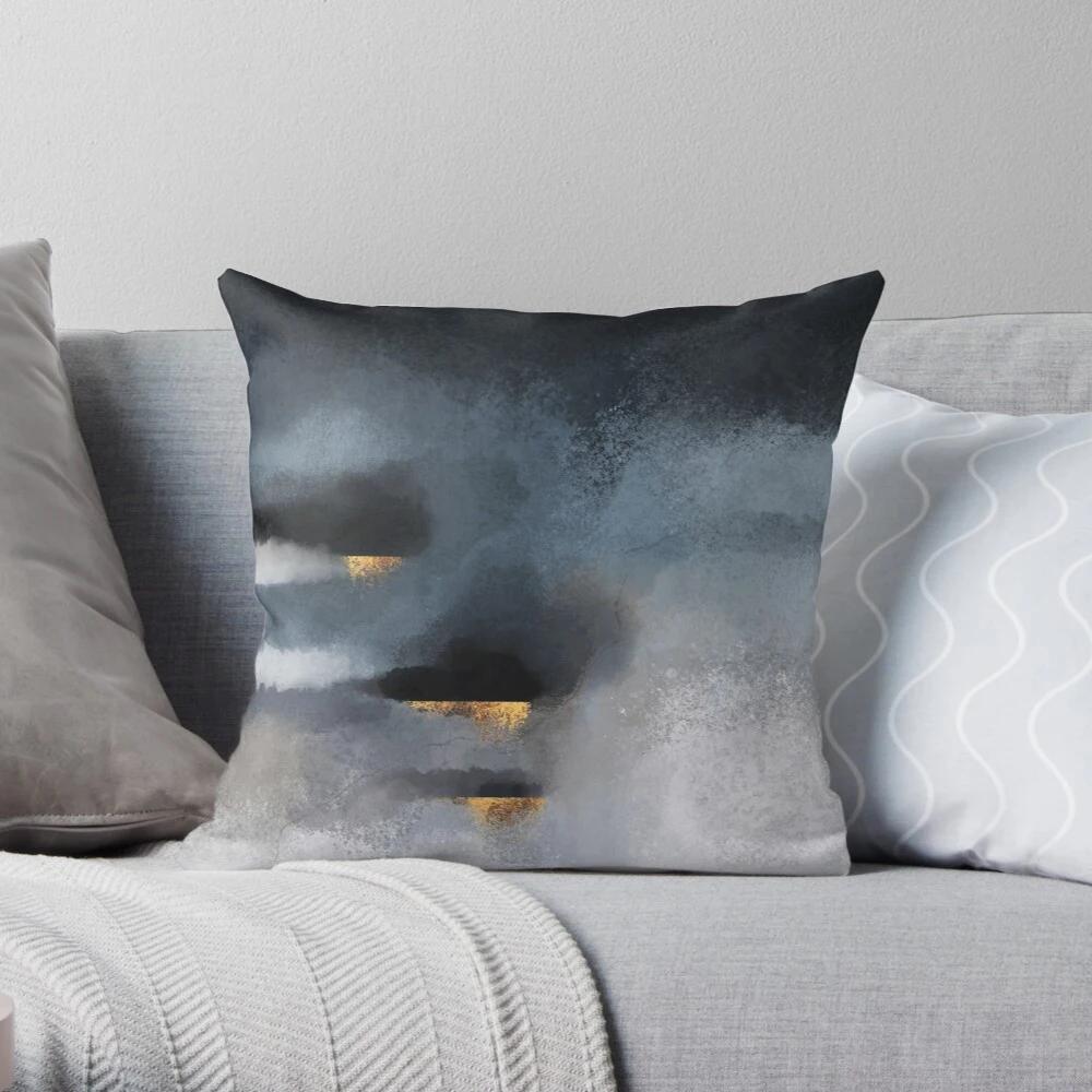 Dekorative Heim Kissenhülle Kissenbezug Nordisch 45*45 40*40 50x50cm Modernes Wohnzimmer Sofa Haus Abstrakt Tinte