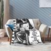 Benson Boone American Heart Tour 2025  Print Blanket For Men Women Warm Cozy Fluffy Throw Blankets for Living Room 50x60 Inches