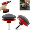2pcs Universal Lawn Mower Blade Sharpener Grinding Power Drill Garden Kit for Power Drill Hand Drill