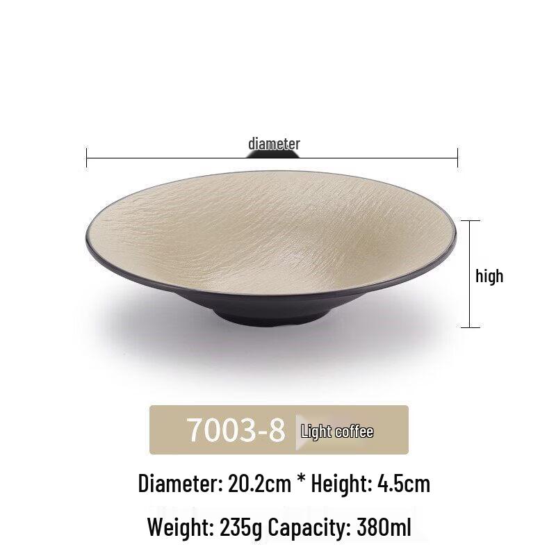 Japanese Style Melamine Conical Noodle Bowl