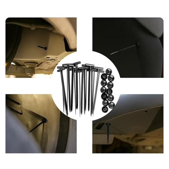 50/100Pcs Nylon Universal Cable Tie Buckles Heavy-Duty Self-Locking Zip Ties Fasteners Car Repair Home Use Automotive Bumper Fender Mudguard Fix Ties