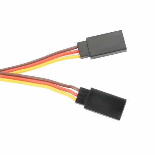 GTIWUNG 3-Piece Servo Extension Cable (Male-Female) with JR Plug, 75mm Long Servo Extension Lead Wire Cable, New 75mm 3" Y Servo Extension Cord Wire C