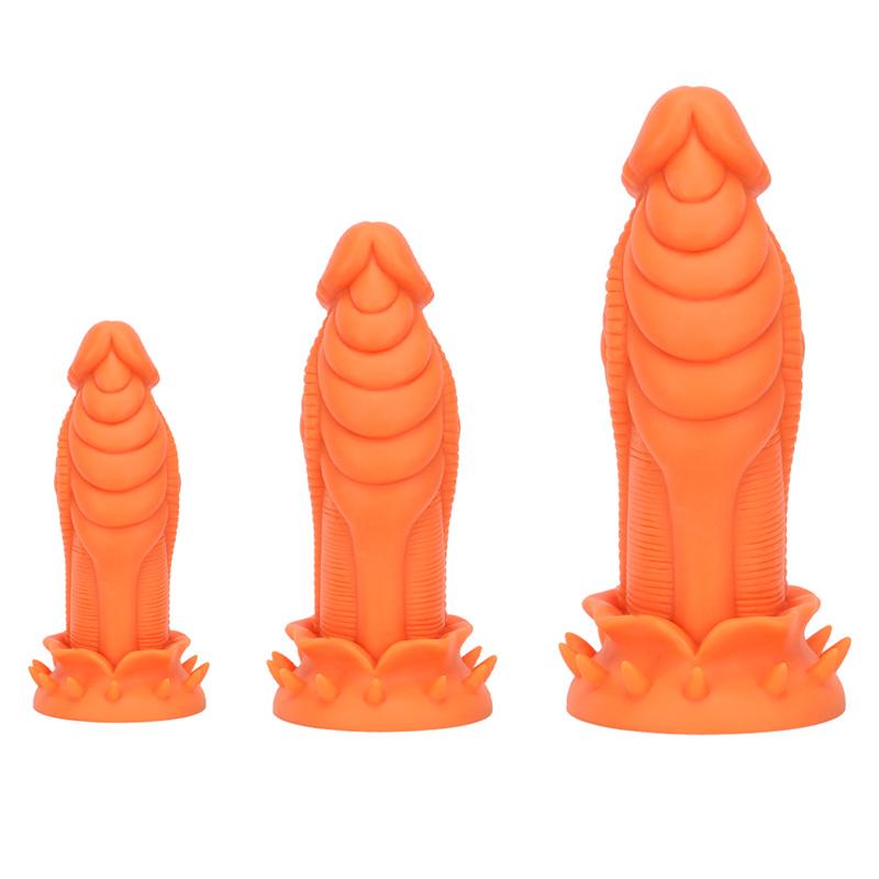 Extra velká sada tekutých silikonových vajíček Měkké anální dildo Trenažér ve tvaru análního kolíku Velké dildo