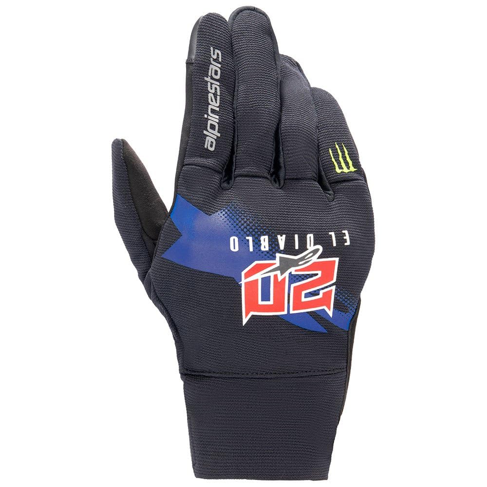 

Alpinestars FQ20 REEF Monster Gloves, Black/Blue/Bright Red/Green (Size M)