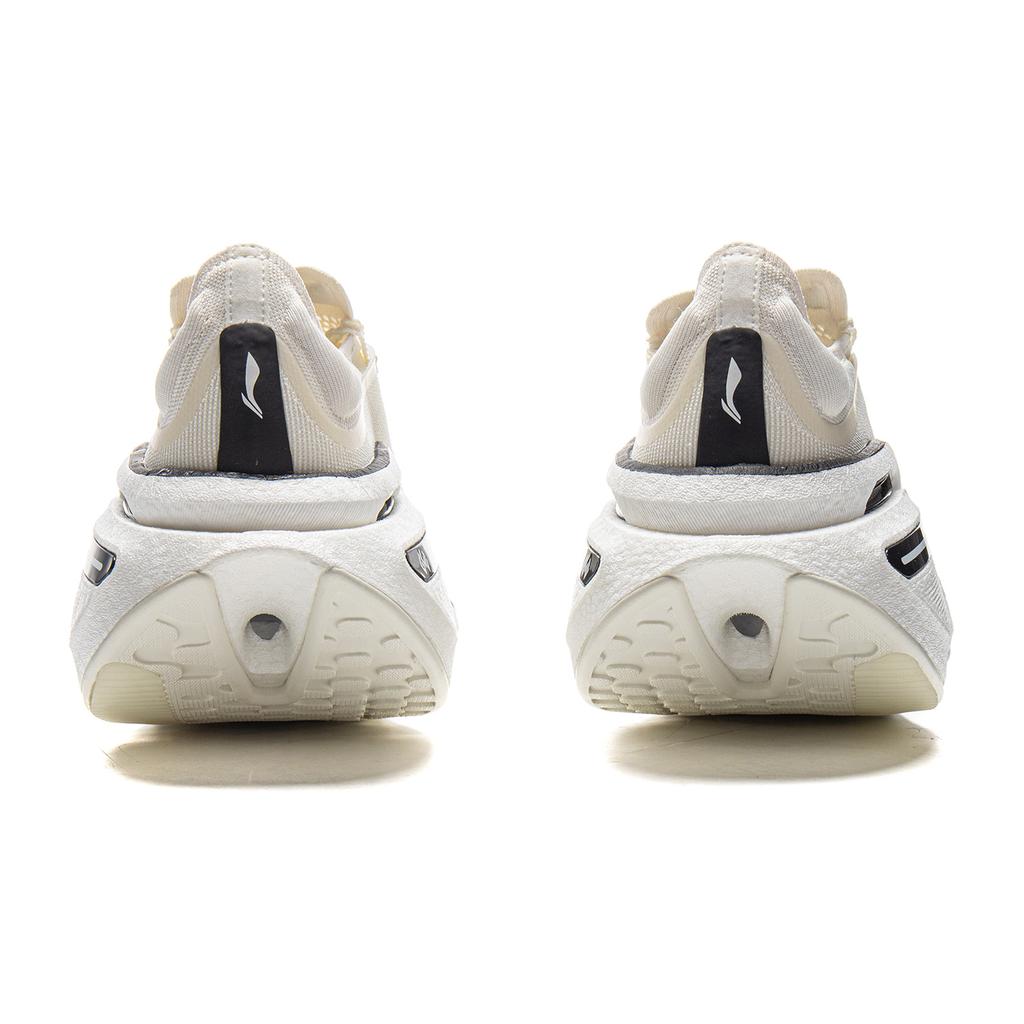 New LiNing Shadow 3.0 Cushioning, Rebound, Slip Resistant Low Top Carbon Plate Casual Running Shoes Unisex Ivory Black ARRV001-16