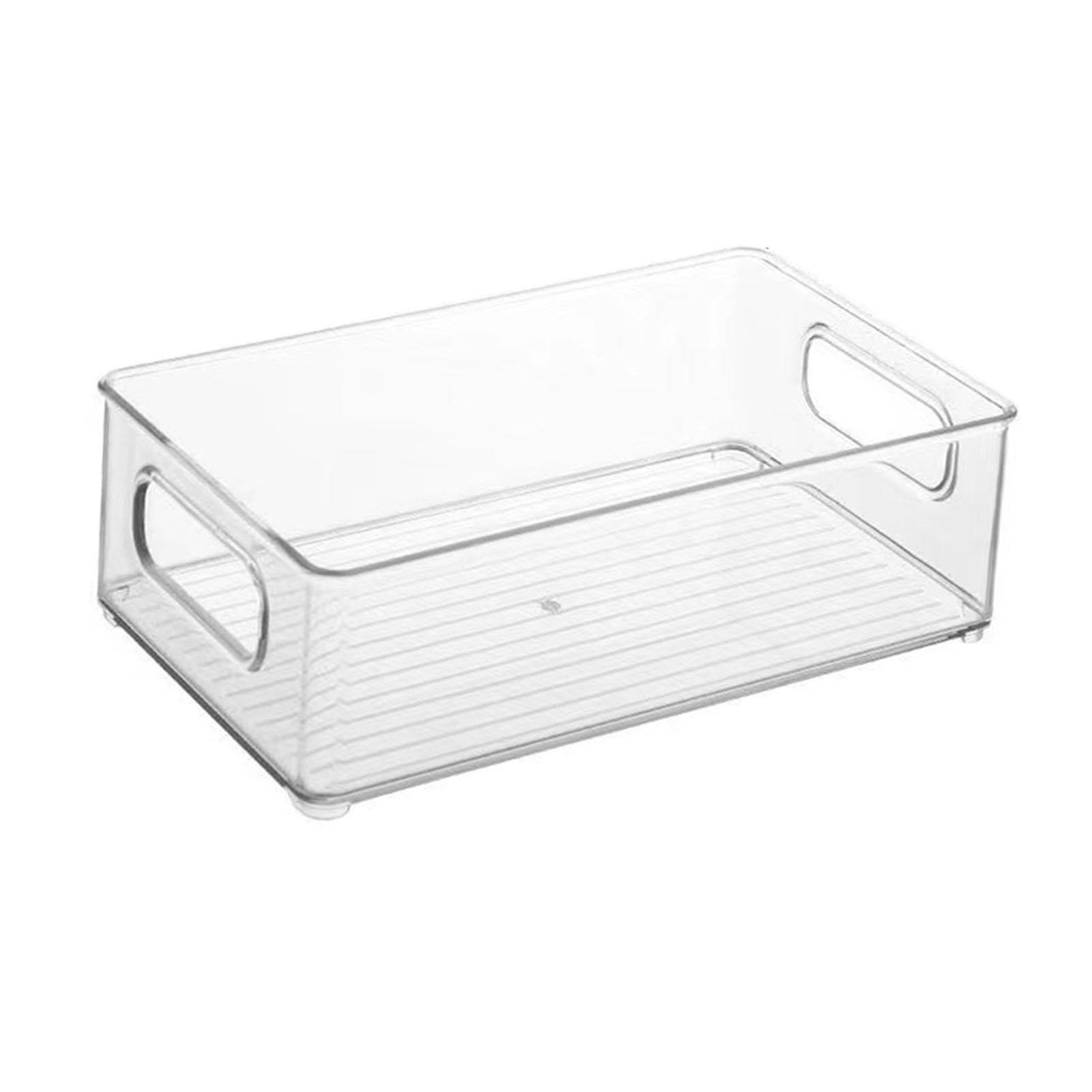Desktop Storage Box, Clear Transparent Desktop Storage Box, Transparent Makeup Storage Container Acrylic Makeup Container With Hole Handle T