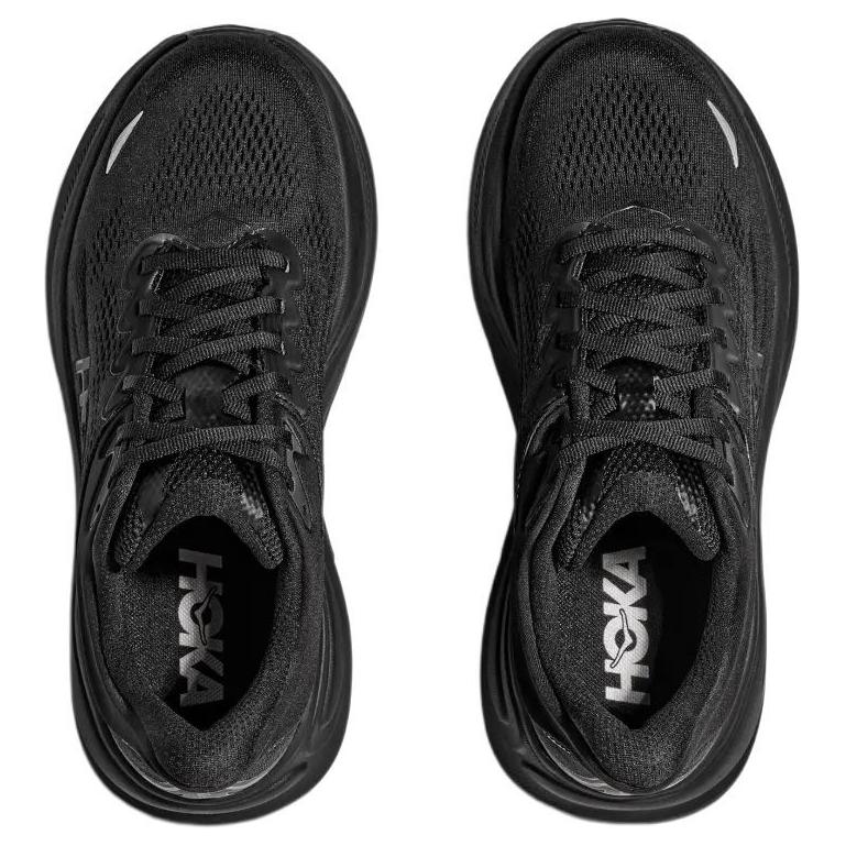 HOKA Bondi 9 Triple Black Men Sneakers 1162011-BBLC