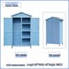 Waterproof Outdoor Wooden Storage Cabinet for Garden Tools - Anti-Corrosion and Sun Protection, Ideal for Courtyard and Balcony Use.