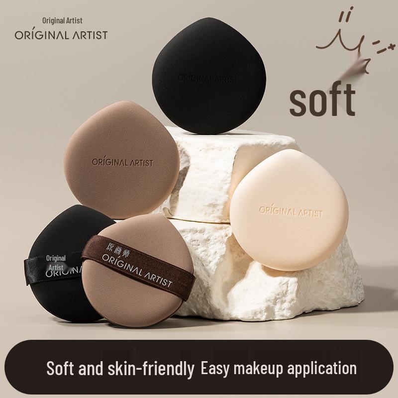 Original Artist Dual-Use Powder Puff - Expands When Wet for Even Concealer Application