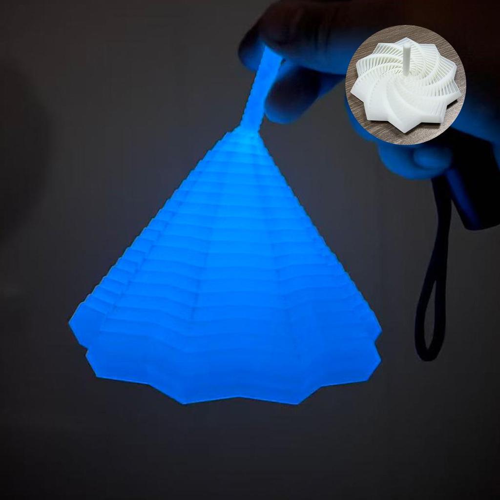 Decagonal Carrot Tower Fidget Spinner with Handle for Stress Relief - Children's Toy