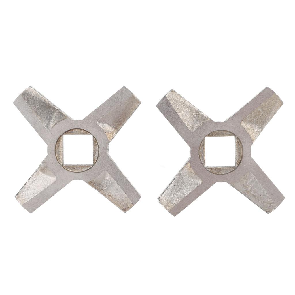 2Pcs Fleischwolf Klingen Universal Edelstahl Messer Cutter Ersatz für Mühlen