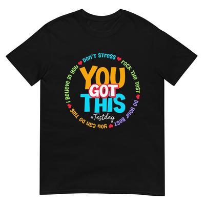 Dia de Teste Arrase no Teste Professor Dia de Teste Você Consegue Camiseta