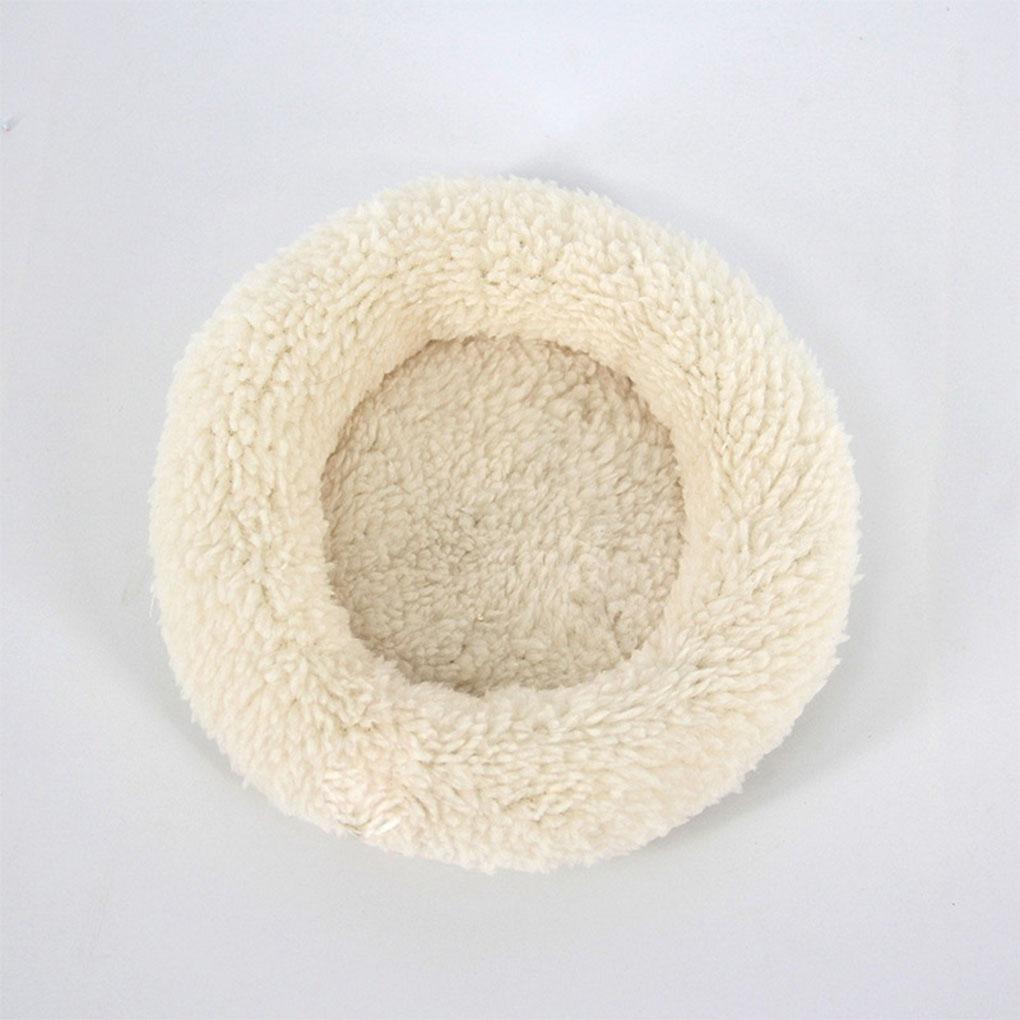 Wohnzimmer Schlafzimmer Kleintier Warmes Plüschbett Tierkäfig Winter Wiederverwendbare Baumwolle Ruhematte Einfarbiges Kissen Haustierbedarf