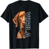 Lustige Vizsla Hundeliebhaber Grafik T-Shirts Herren Damen Reine Baumwolle Humor Streetwear T-Shirt Kurzarm Unisex Lockere Kleidung