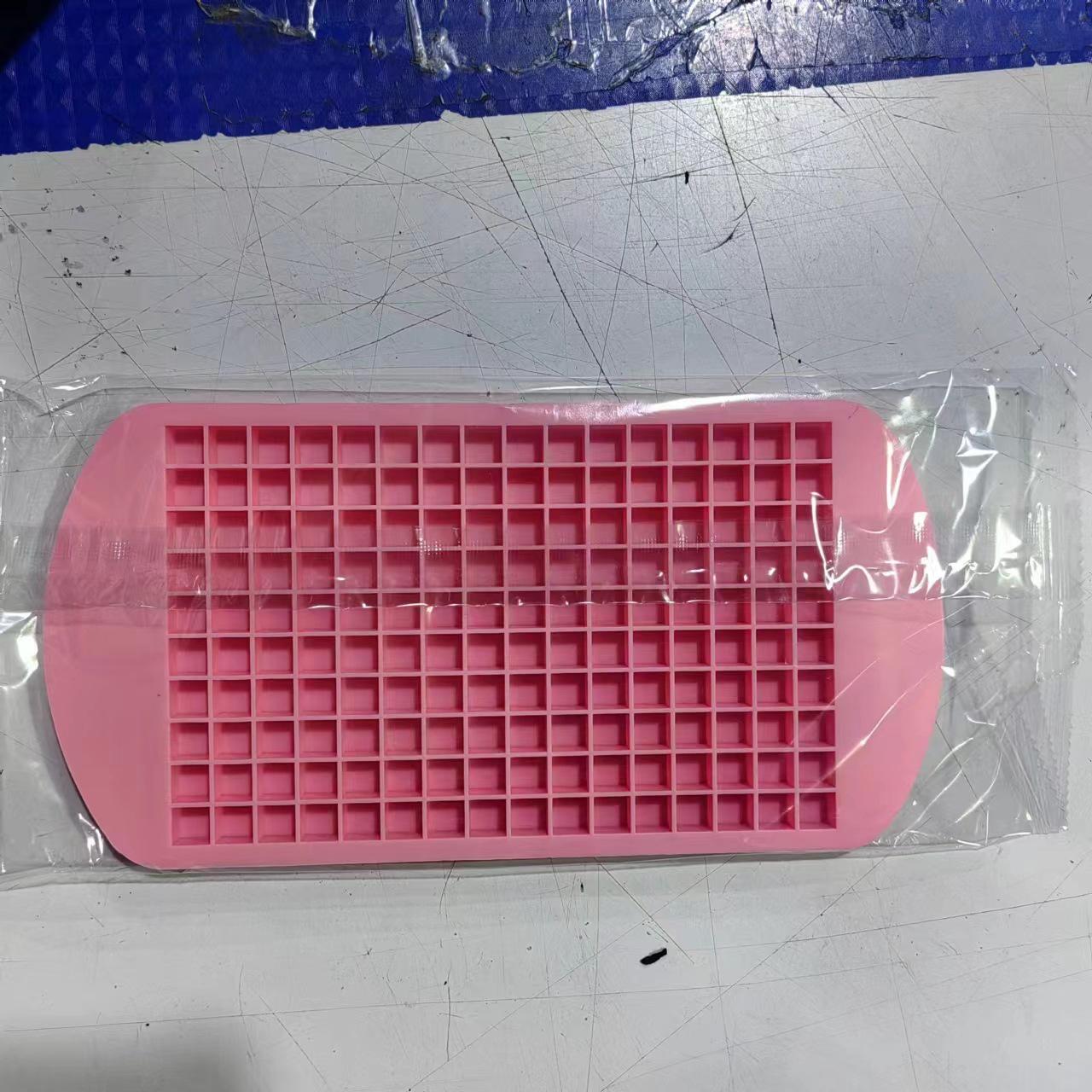 160-Cavity Silicone Ice Cube Tray for 1cm Crushed Ice