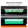 2025 Xiaomi YU7 New Energy Vehicle Full-Coverage Green License Plate Frame