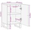 VidaXL Bathroom Cabinet, Cupboard with Legs, Cabinet with Door, Interior Toilet Storage Furniture, Modern, 356804