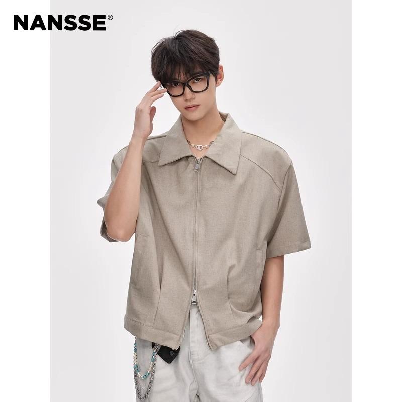 Men's Trendy Half-High Collar Cardigan Sweater, Autumn/Winter 2023 Collection