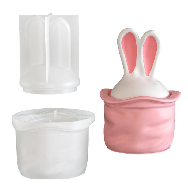 Sturdy Rabbits Silicone Resin Mould Crafting Gift Party Decoration Projects 1