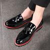 New Fashion Men's Dress Shoes Breathable Comfortable Leather Loafers Vintage Business Social Oxfords Zapatos De Vestir Hombre