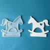 Hearts Horse Candlesticks Silicone Molds Cute Horse Candle Holder Resins Molds